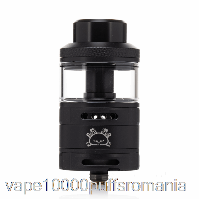 Vape Romania Hellvape Fat Rabbit 28mm Rta Negru Cu Logo Alb